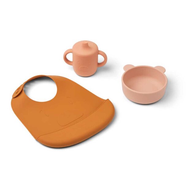 LIEWOOD - CONNOR BABY DINING SET | BEAR ROSE MULTI MIX