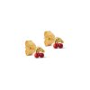 ENAMEL COPENHAGEN - CHERRY STUD FORGYLDT | RED