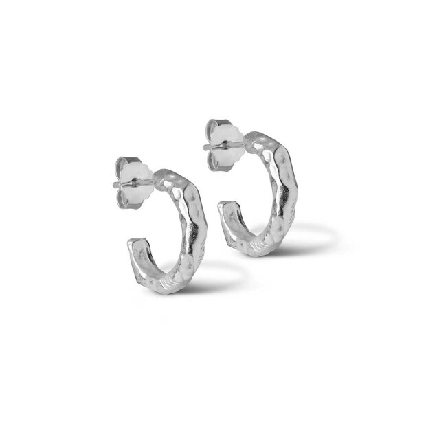 Billede af Hali Hoops 15,5 Mm | Sølv Fra Enamel Copenhagen