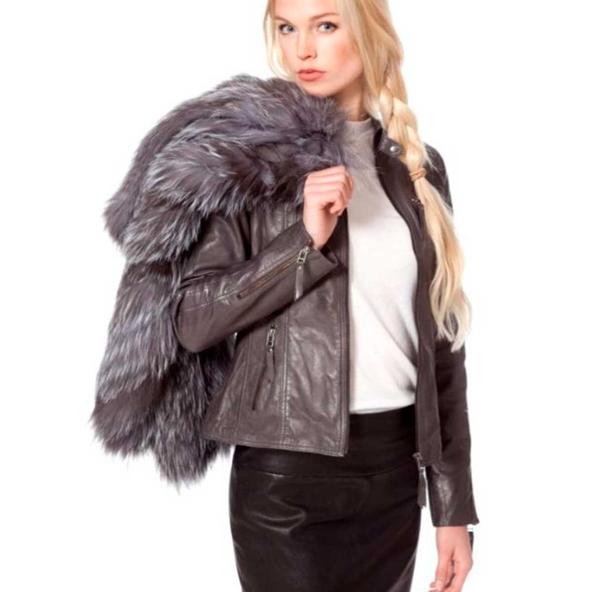 BTF CPH BIKER JACKET | MEDIUM GREY - Stokværk
