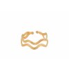 PERNILLE CORYDON - DOUBLE WAVE RING JUSTERBAR | FORGYLDT PERNILLE CORYDON - DOUBLE WAVE RING JUSTERBAR | FORGYLDT