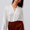 LOLLYS LAUNDRY - CARA SHIRT | CREME