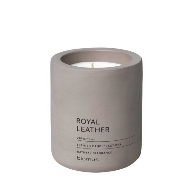 BLOMUS - FRAGA SCENTED CANDLE LARGE 11 CM | ROYALE LEATHER
