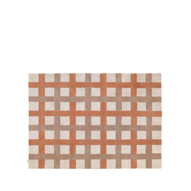 BROSTE COPENHAGEN - EDITH TÆPPE ULD 140X200 CM | YELLOW/BEIGE