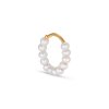 JANE KØNIG - ROW PERLE VRID ØRERING 1 STK. | FORGYLDT