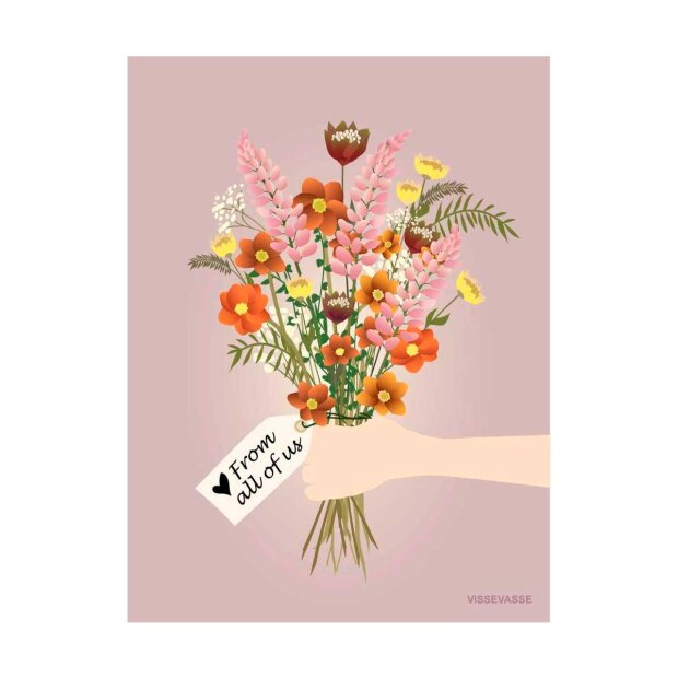 Billede af Mini Anledningskort A7 | From All Of Us Fra Vissevasse