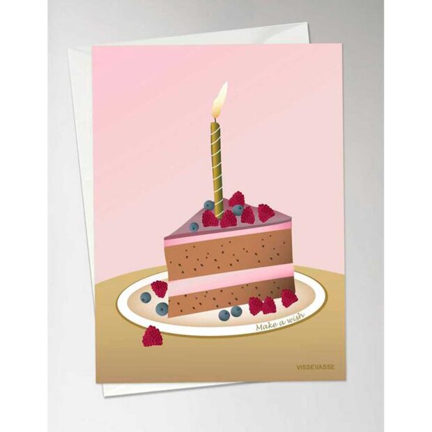 VISSEVASSE - MINI ANLEDNINGSKORT A7 | MAKE A WISH