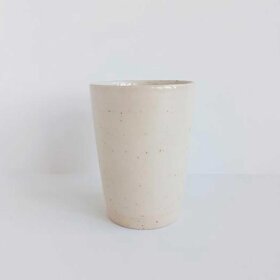 BORNHOLMS KERAMIKFABRIK - TALL CUP H10,5CM  | TRANSPARENT