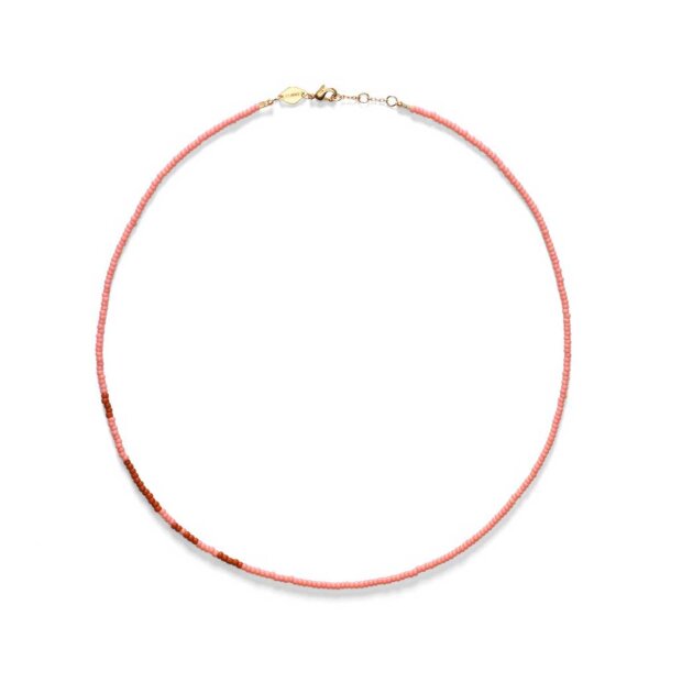 Billede af Asym Bold Necklace | Peach Biscuit Fra Anni Lu