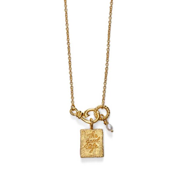 Billede af The Good Life Necklace | Forgyldt Fra Anni Lu