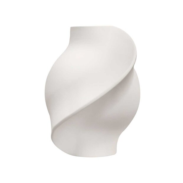 LOUISE ROE - CERAMIC PIROUT VASE 01 | RAW WHITE