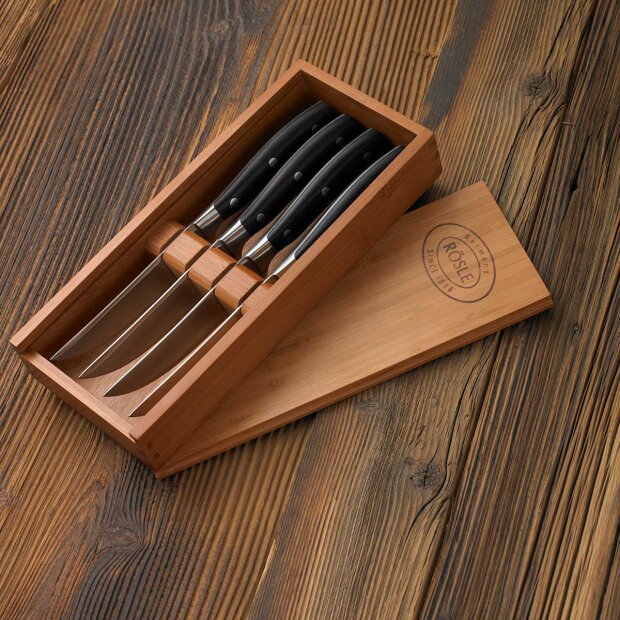 ROSLE - STEAKKNIVE 4 STK