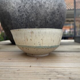 SANDKAAS KERAMIK - SKÅL NO. 2 |  LYSEBLÅ