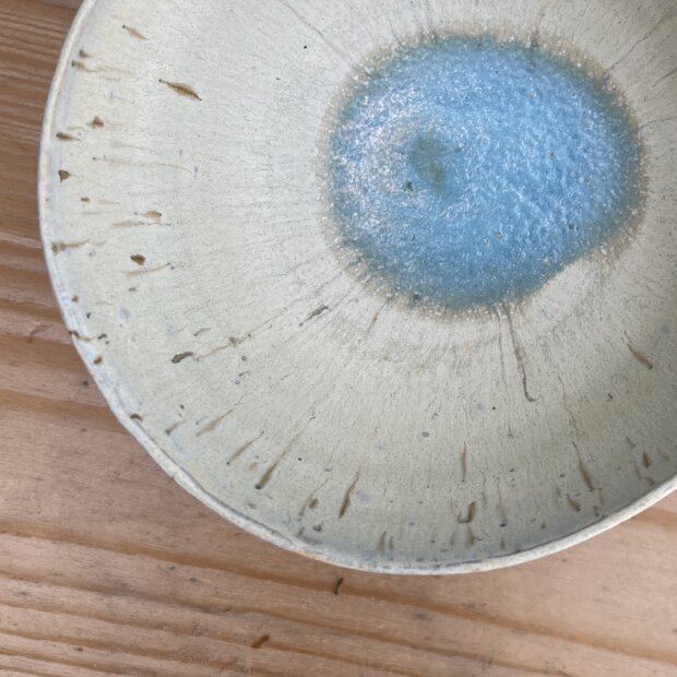 SANDKAAS KERAMIK - SKÅL NO. 2 |  LYSEBLÅ