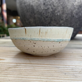 SANDKAAS KERAMIK - SKÅL NO. 4 | LYSEBLÅ