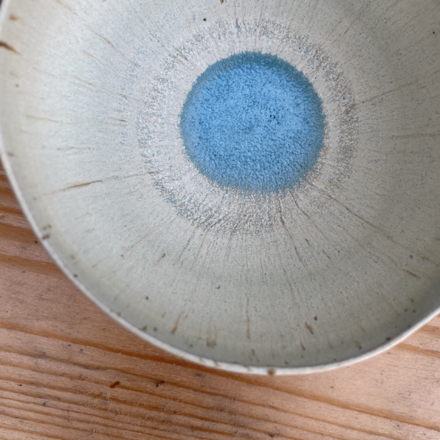 SANDKAAS KERAMIK - SKÅL NO. 4 | LYSEBLÅ