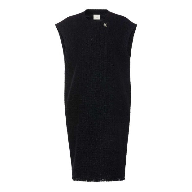 HEARTMADE - BELEN LANG VEST | SORT