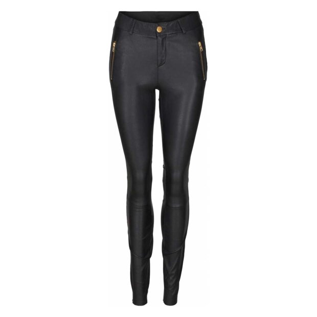 Billede af Leggings W Saddleback | Sort M/guld Fra Notyz