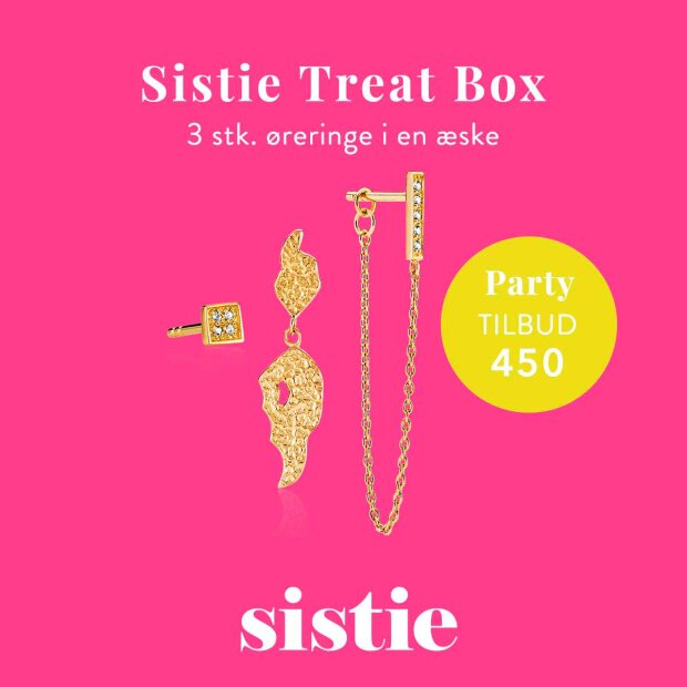 SISTIE SMYKKER - SISTIE TREAT BOX - PARTY | FORGYLDT