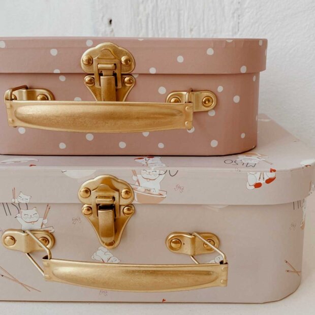 KONGES SLØJD - KUFFERTSÆT - 2 STK. | SAND DOLLAR DOT/MISO MOONLIGHT