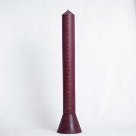 ALTERLYSET - HYGGELYSET - KALENDERLYS | VINRØD