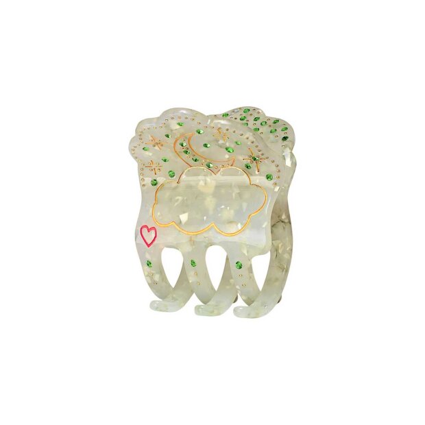 MAANESTEN - LIGHT HAIR CLAW MILKY GREEN