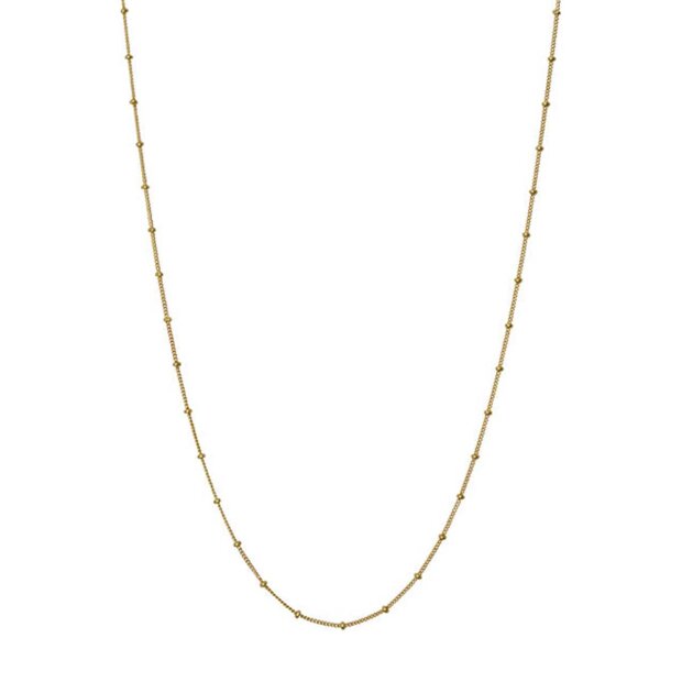 MAANESTEN - NALA KUGLE HALSKÆDE | FORGYLDT