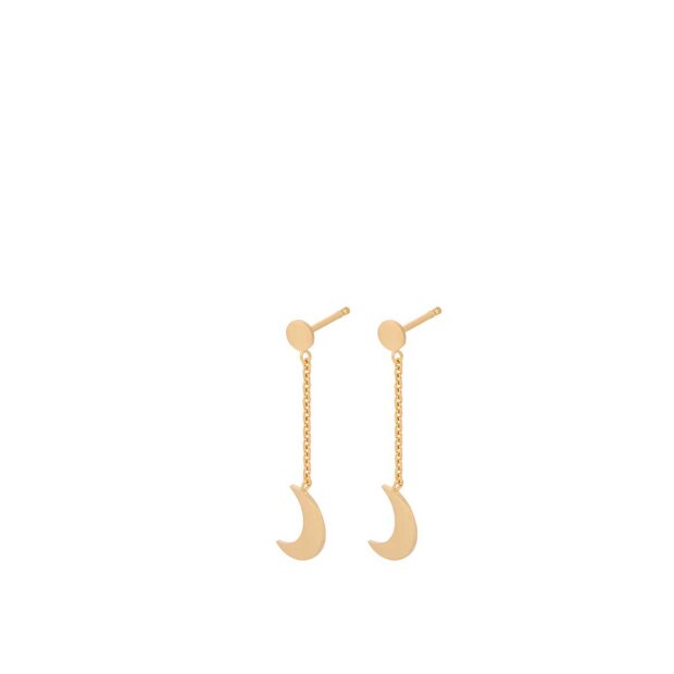 Billede af Lunar Earchains 33mm | Forgyldt Fra Pernille Corydon