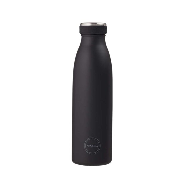 Billede af Drikkeflaske 500 Ml | Mat Black Fra Aya & Ida