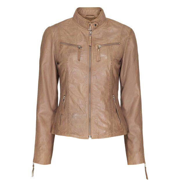 BTF CPH - BIKER JACKET | SATIN BEIGE