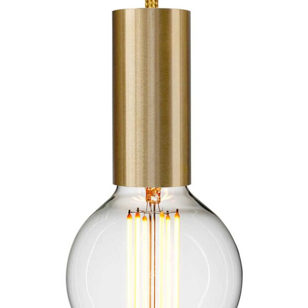 Billede af Tube Rail Pendant M/ledning I Sort Fra Nud Collection
