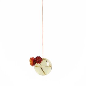 STUDIO ABOUT - HANGING FLOWER BUBBLE SMALL 8 CM/DIAMETER | YELLOW
