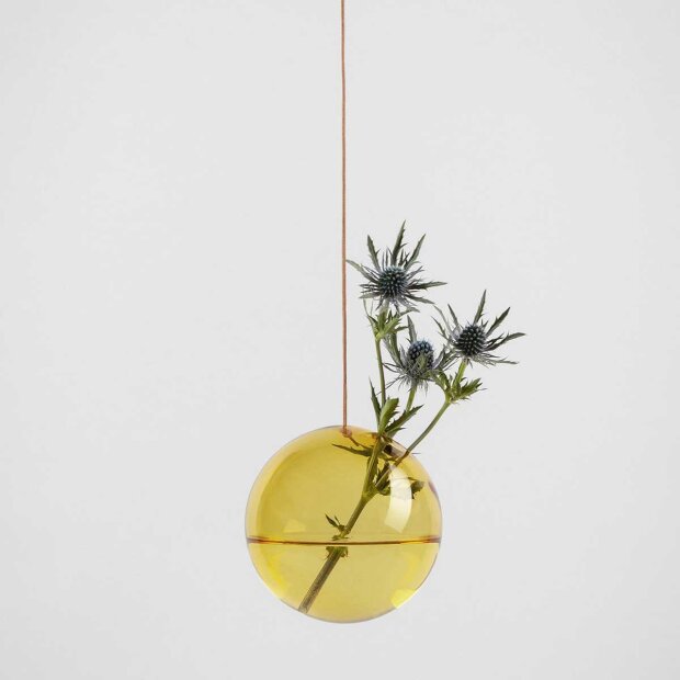Billede af Hanging Flower Bubble Medium 11 Cm/diameter | Yellow Fra Studio About