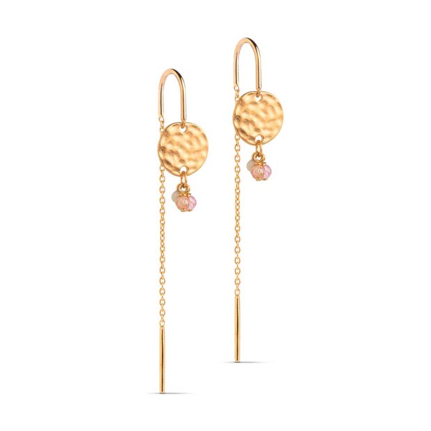 Billede af Abella Earring | Forgyldt M/warm Sand Fra Enamel Copenhagen