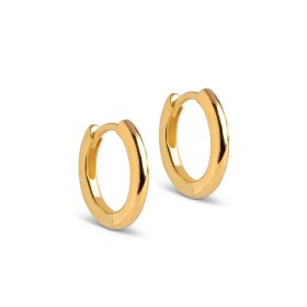 ENAMEL COPENHAGEN - CLASSIC CHUNKY HOOPS 10MM | FORGYLDT