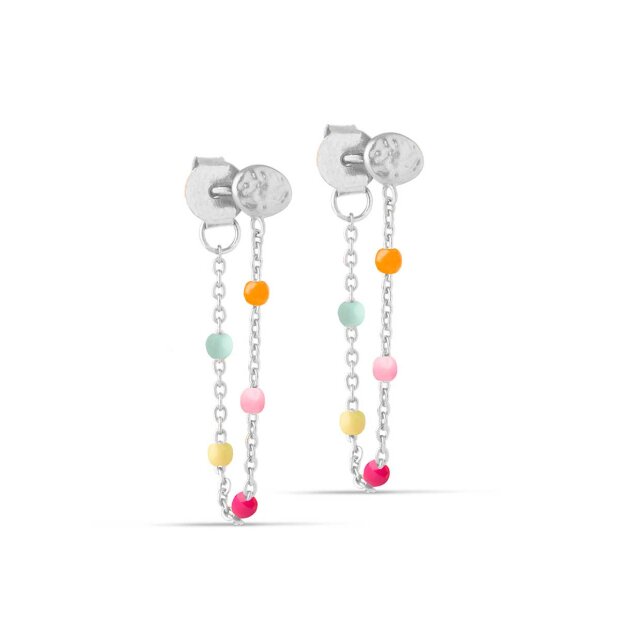 Billede af Lola Øreringe Sølv | Rainbow Fra Enamel Copenhagen