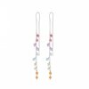 PERNILLE CORYDON - RAINBOW EARCHAINS 70 MM | SØLV