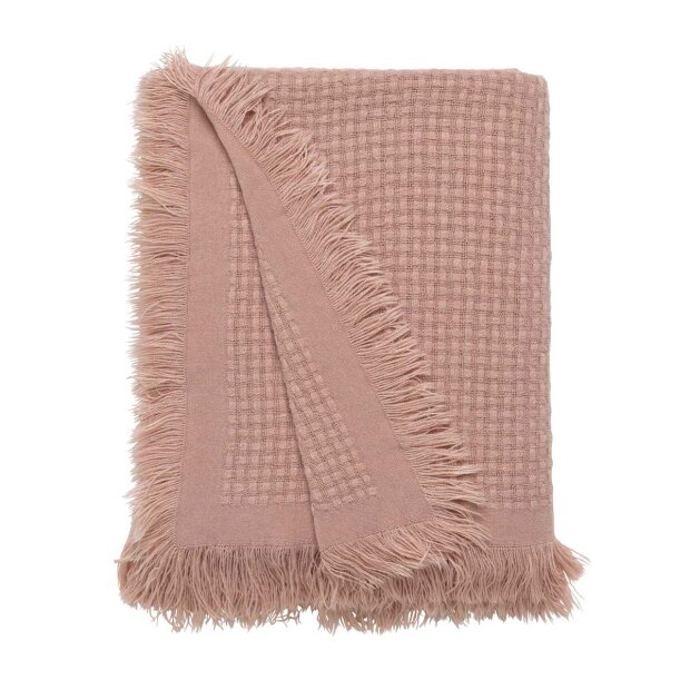 Billede af Coco Soft Throw 130x170 Cm | Antique Rose Fra Cozy Living