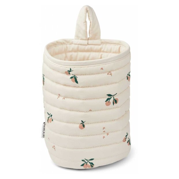 Faye Quilted Opbevaringskurv | Peach/sea Shell Mix Fra Liewood