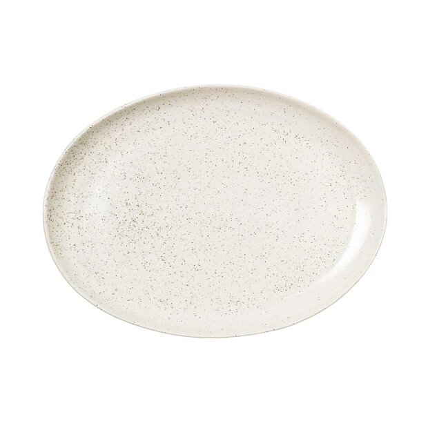 BROSTE COPENHAGEN - NORDIC VANILLA OVALT FAD W26,5 x L35,5 x H3 cm