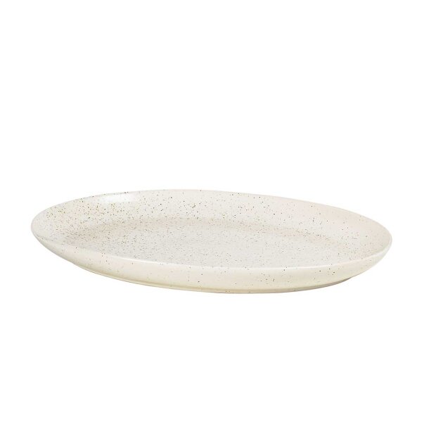 BROSTE COPENHAGEN - NORDIC VANILLA OVALT FAD W26,5 x L35,5 x H3 cm