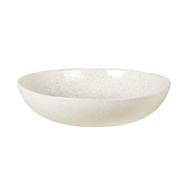 BROSTE COPENHAGEN - NORDIC VANILLA SALATSKÅL Ø34,5 x H7,5 cm