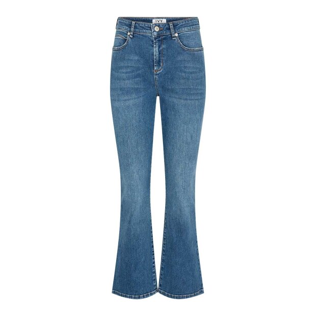 IVY COPENHAGEN - JOHANNA KICK FLARE WASH CPH JEANS | DENIM BLUE