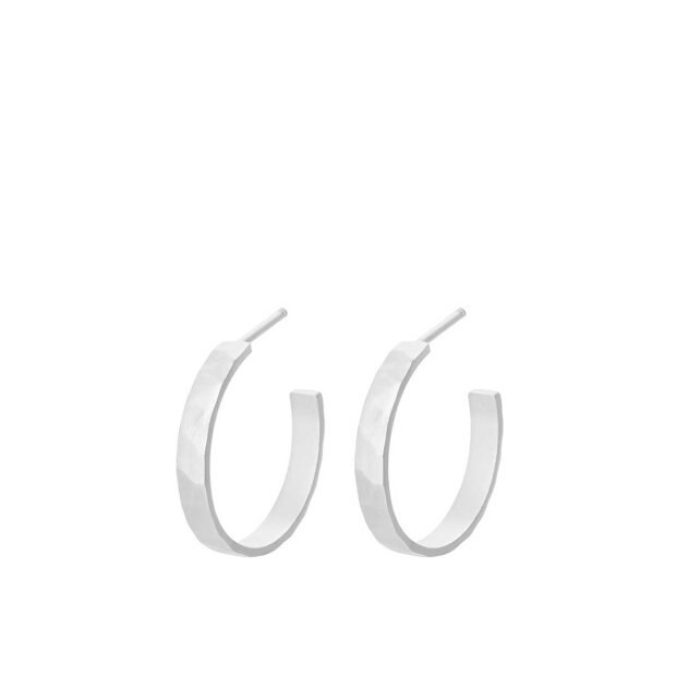 Billede af Pine Hoops Øreringe 20 Mm | Sølv Fra Pernille Corydon