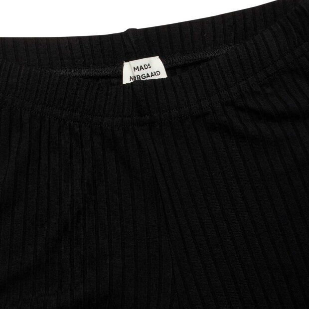 MADS NØRGAARD - 5X5 SOLID LALA LEGGINGS | SORT