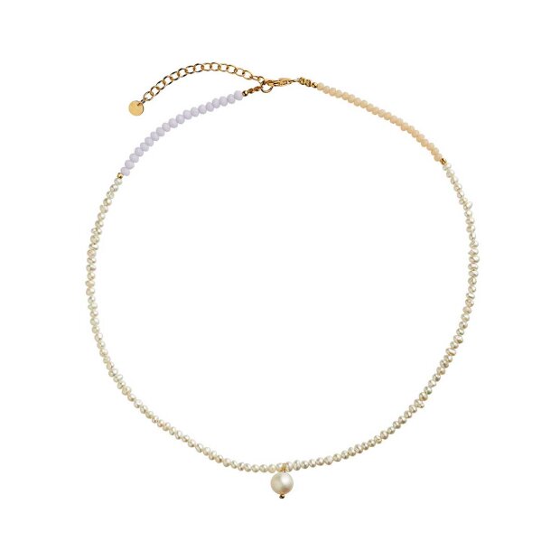 Billede af Heavenly Pearl Dream Halskæde - Classy | Forgyldt Fra Stine A