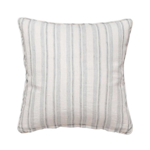 COZY LIVING - LILLY STRIPE LINEN PUDE 50X50 | STREAM