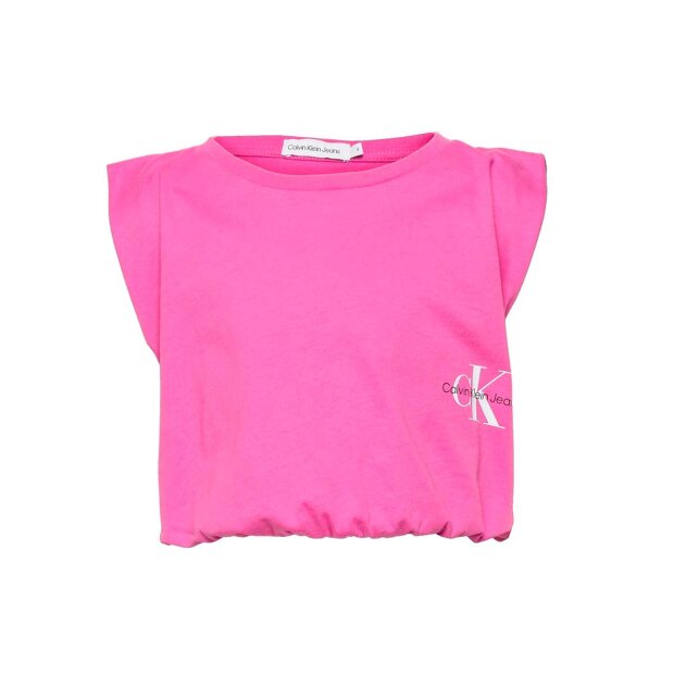 14: Monogram Off Placed Cap T-shirt | Pink Fra Calvin Klein
