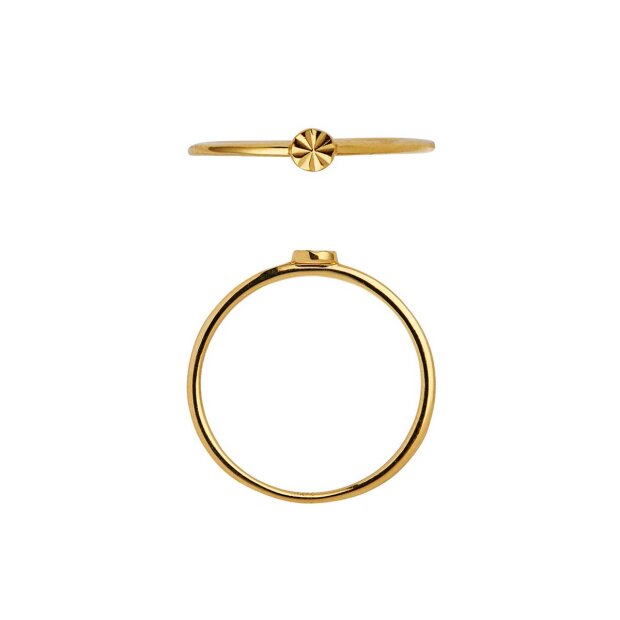 Billede af Tres Petit Etoile Ring | Forgyldt Fra Stine A