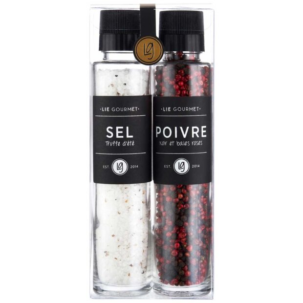 Gaveæske Kværnsæt Salt/peber 265/100 G Fra Lie Gourmet